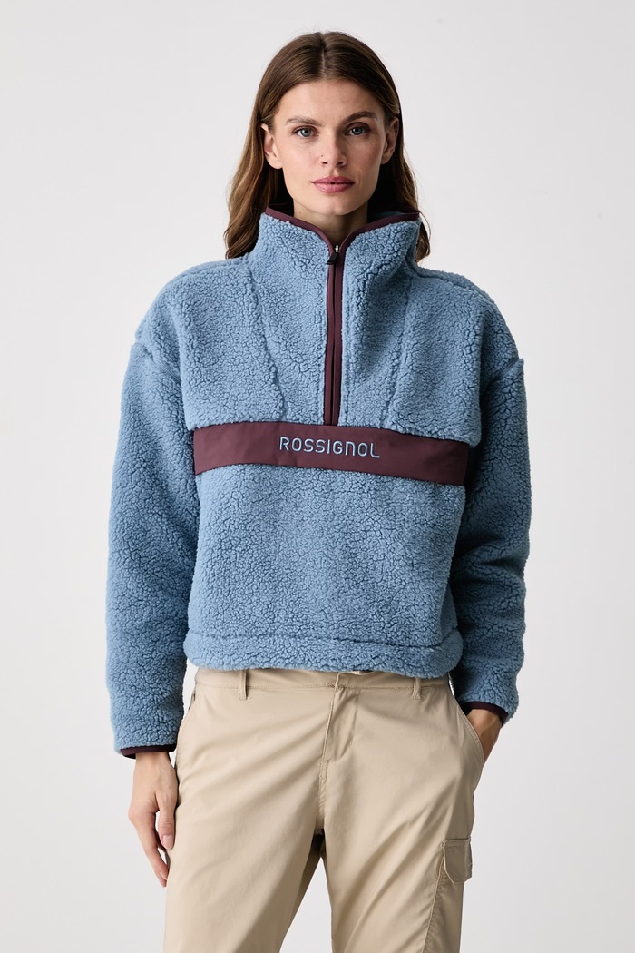 Rossignol Bluza polarowa damska ALLTRACK niebieski RLOWL03