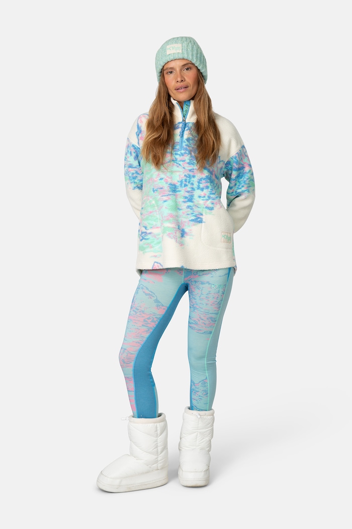 Odzież Kari Traa Bluza polarowa damska RUTHIE 623610 niebieski