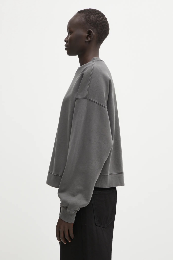 Carhartt WIP hanorac de bumbac W' Benton Sweat I034511.87GD gri AW25