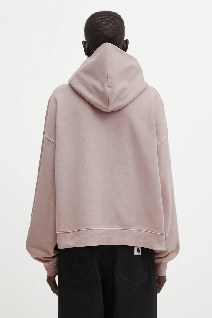 Ρούχα Βαμβακερή μπλούζα Carhartt WIP W' Hooded Benton Sweat I034512.1NJGD ροζ