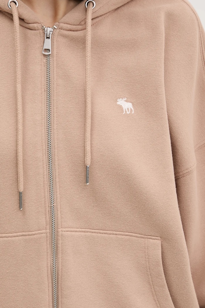 Mikina Abercrombie & Fitch KI152.5417.420 béžová