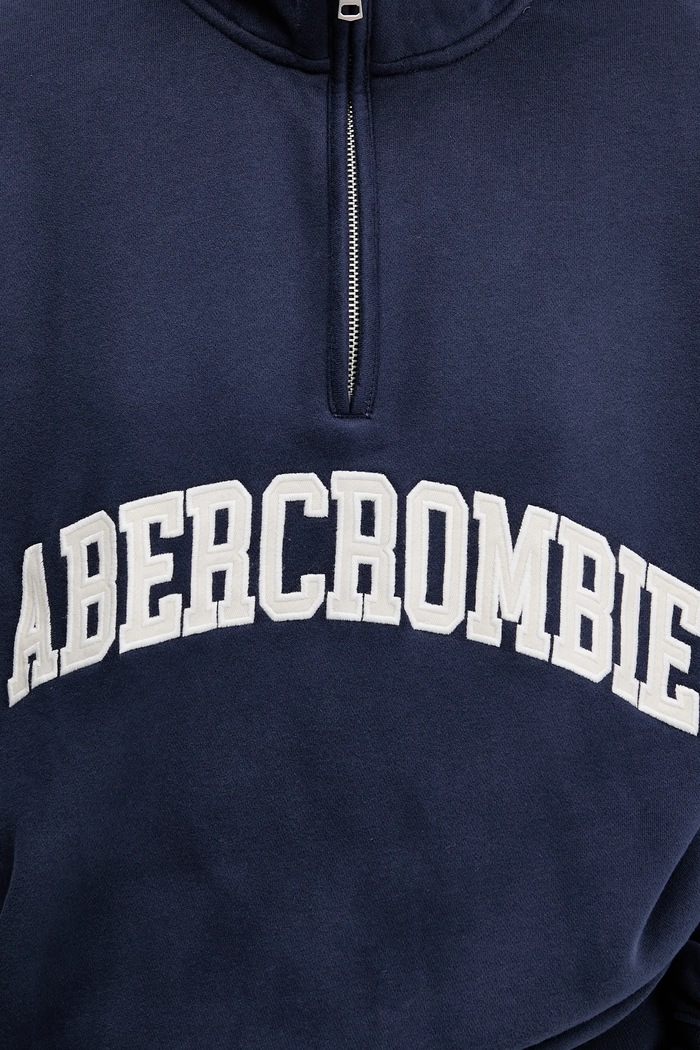 Mikina Abercrombie & Fitch KI152.5427.200 modrá