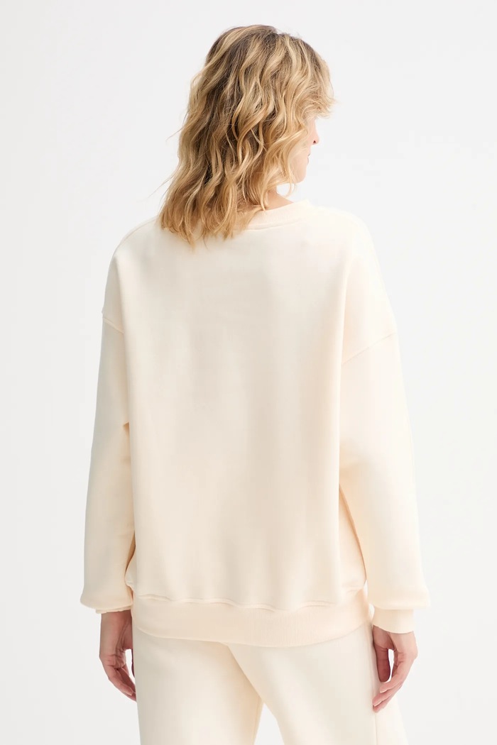 Oblečenie Mikina MUUV. MUUV. x Answear BLUZA.CREWNECK.RAIZ béžová