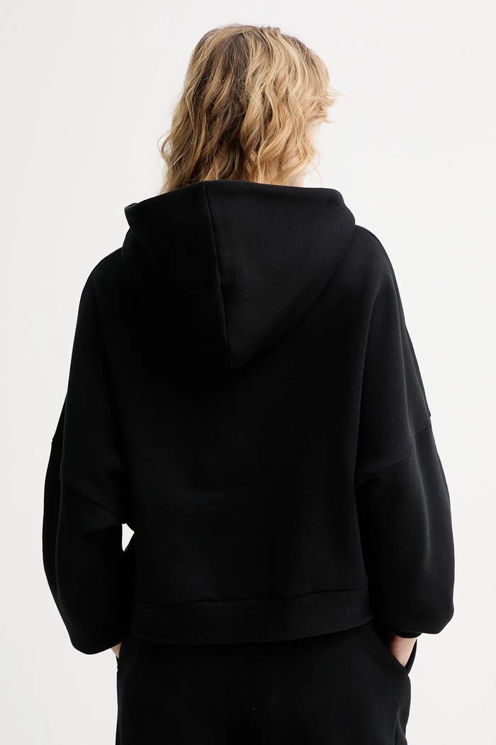 Îmbrăcăminte MUUV. bluză MUUV. x Answear BLUZA.Z.KAPTUREM.RAIZ negru
