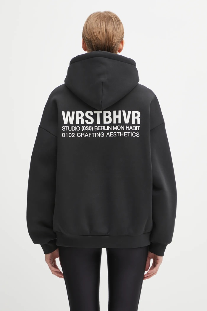 Ρούχα Μπλούζα WRSTBHVR Studio U2025TT.3064 μαύρο