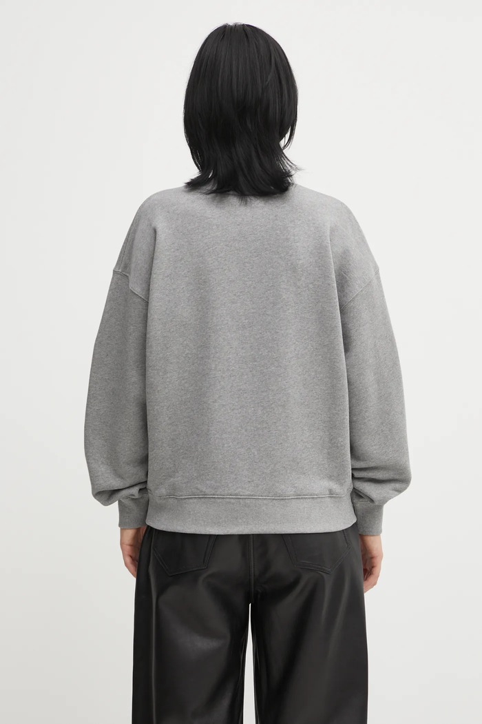 Ρούχα Βαμβακερή μπλούζα Maison Kitsuné Bold Fox Head Patch MW00315KM0321 γκρί