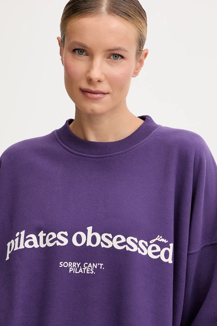 JOYINME oversize melegítőfelső női pamut elasztánnal Kind lila Oversize.Kind.Yoga