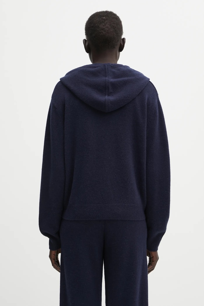 Одежда Шерстяная кофта Sporty & Rich SRC Cashmere CA00264302BL106 тёмно-синий