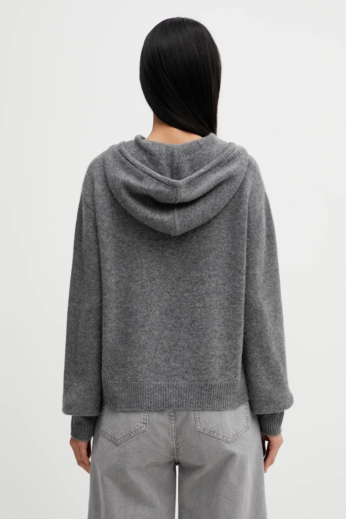 Одежда Шерстяной свитер Sporty & Rich SRC Cashmere WS01367302GY22 серый