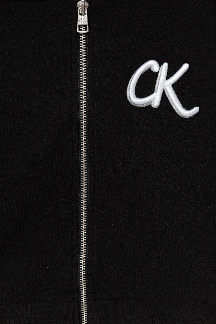 DÍVKA Mikina Calvin Klein Jeans IG0IG02969.9BYA černá