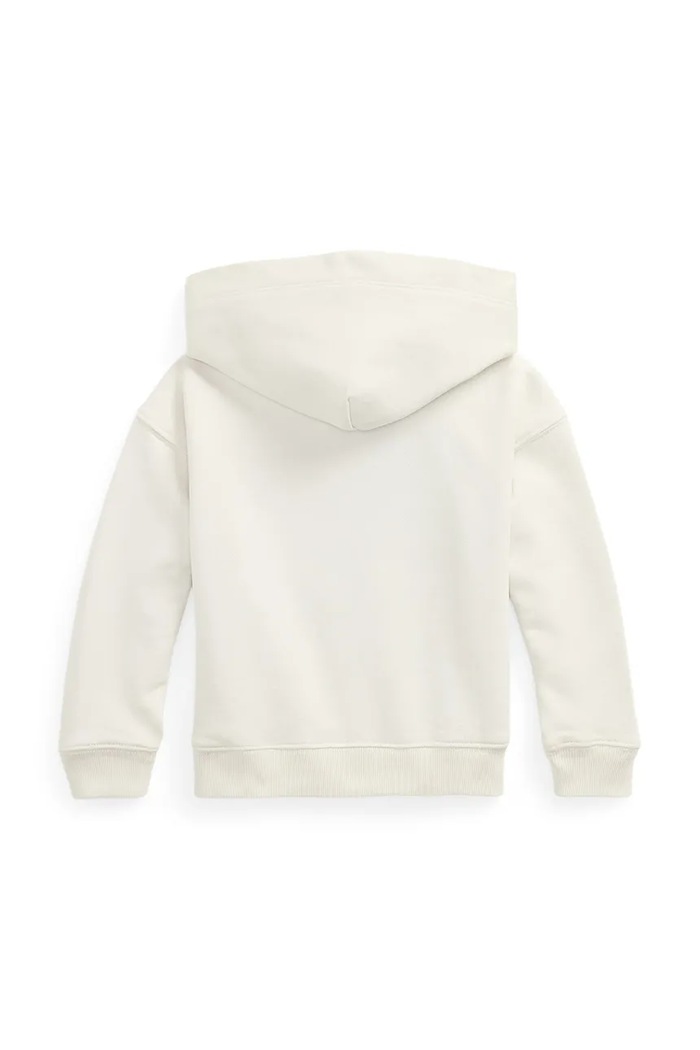 Детски памучен суичър Polo Ralph Lauren 312971145001 бял AW25