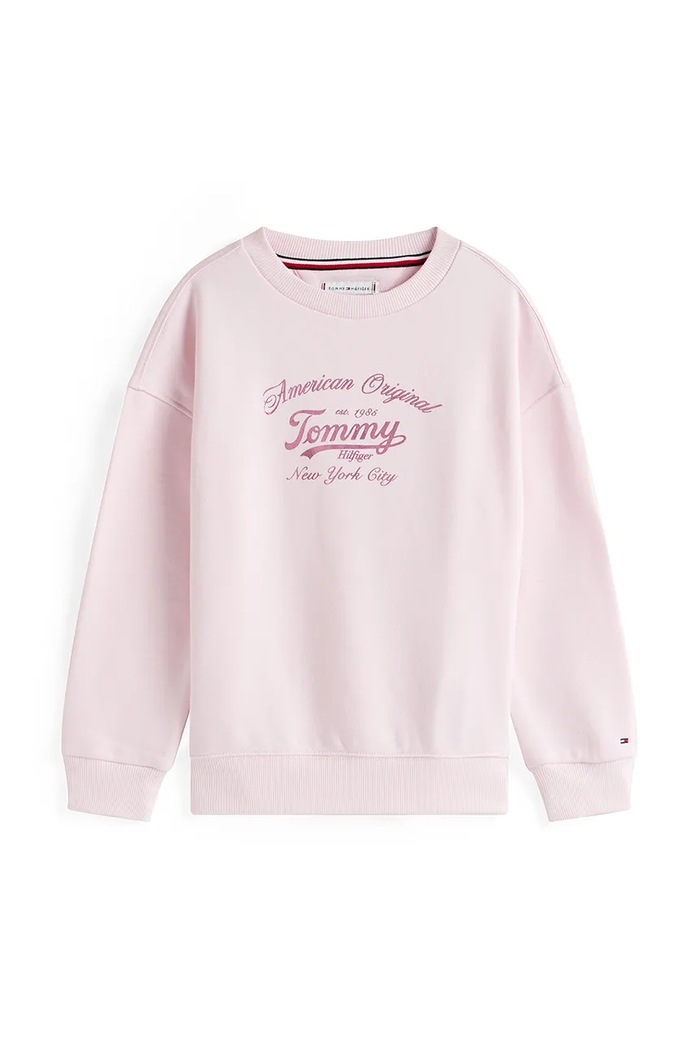 Tommy Hilfiger bluza KG0KG08683.116.122.9BYA różowy AW25