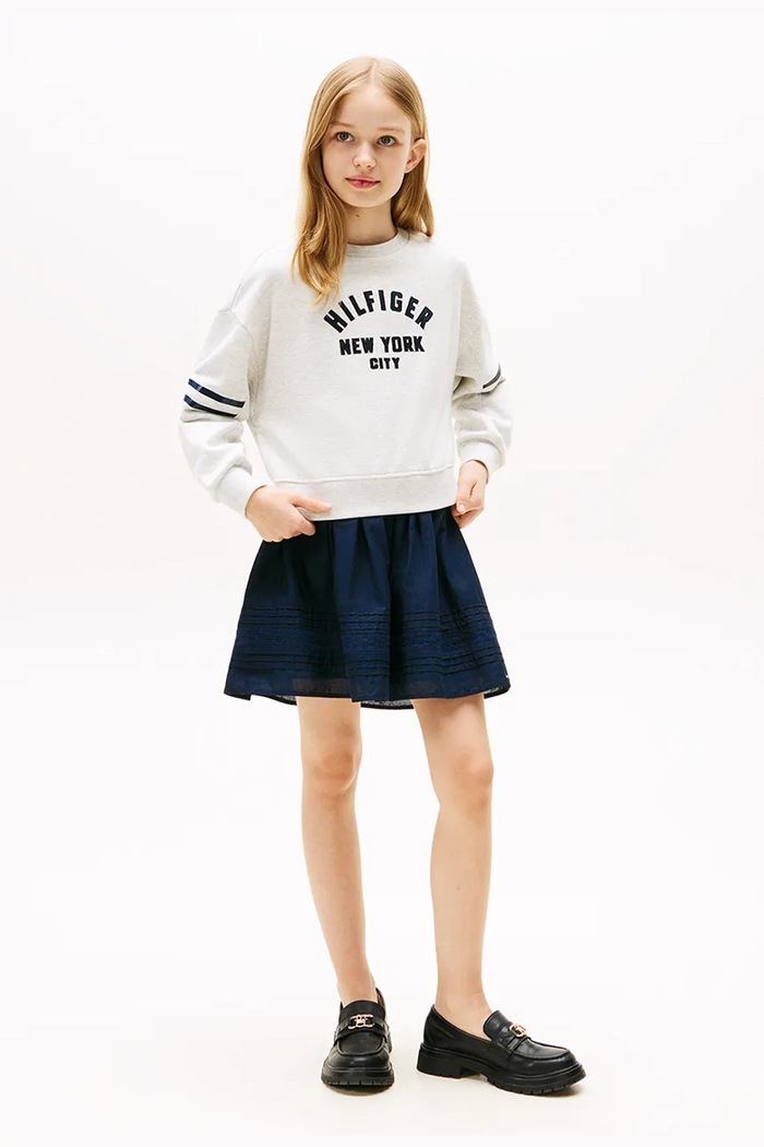 Κοριτσίστικα Μπλούζα Tommy Hilfiger KG0KG08746.9BYA γκρί