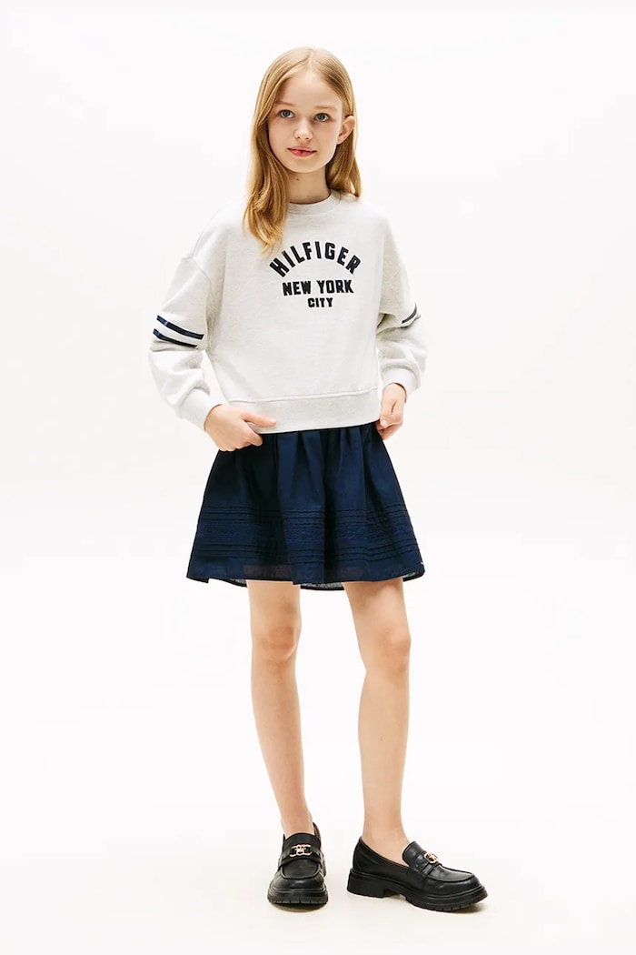 Κοριτσίστικα Μπλούζα Tommy Hilfiger KG0KG08746.9BYA γκρί