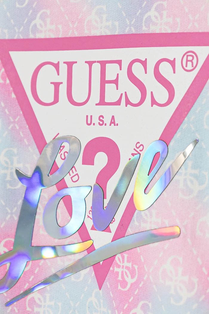 Κοριτσίστικα Παιδική βαμβακερή μπλούζα Guess J5YQ03.KA6R4.9BYA ροζ