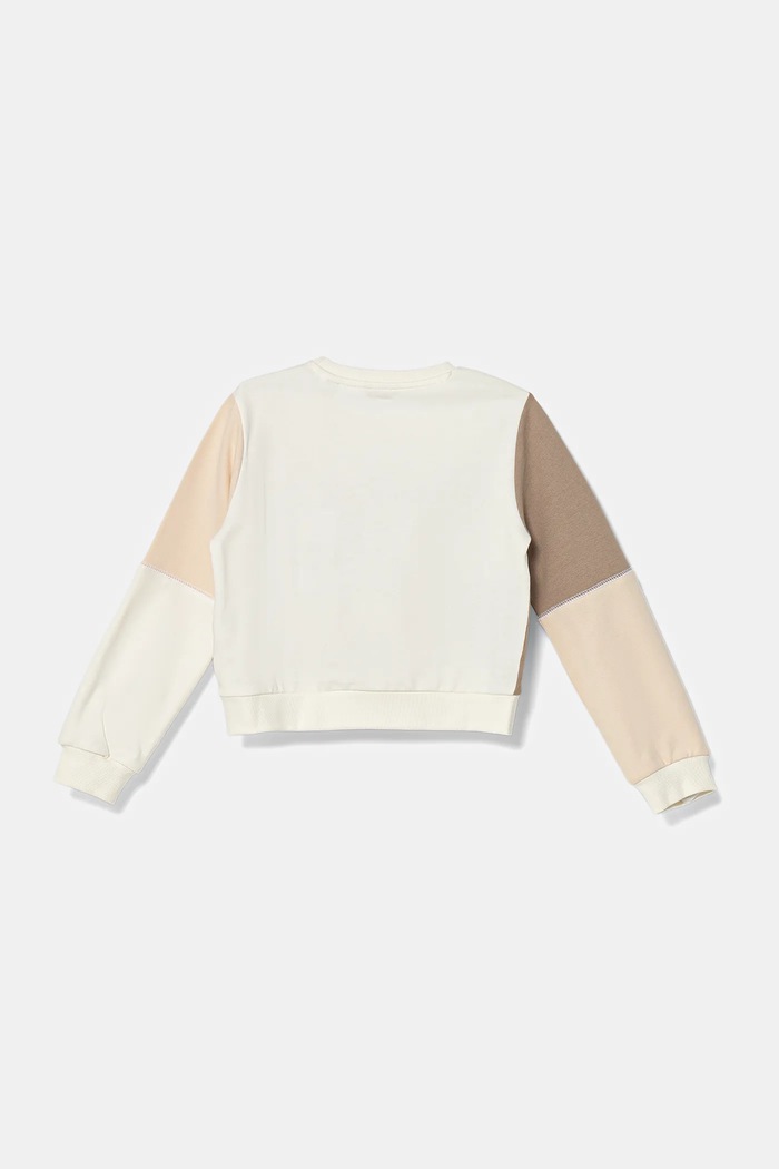 Otroški bombažen pulover Guess J5YQ04.KA6R4.9BYA bež AW25