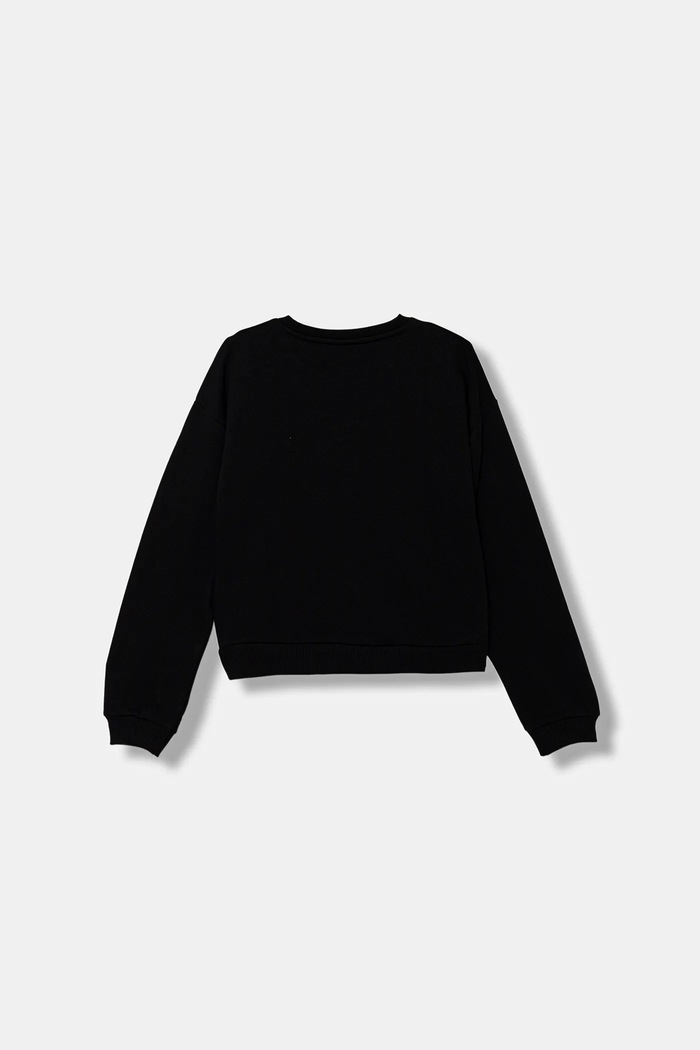 Βαμβακερή μπλούζα Guess J5YQ09.KAV34.9BYA μαύρο AW25