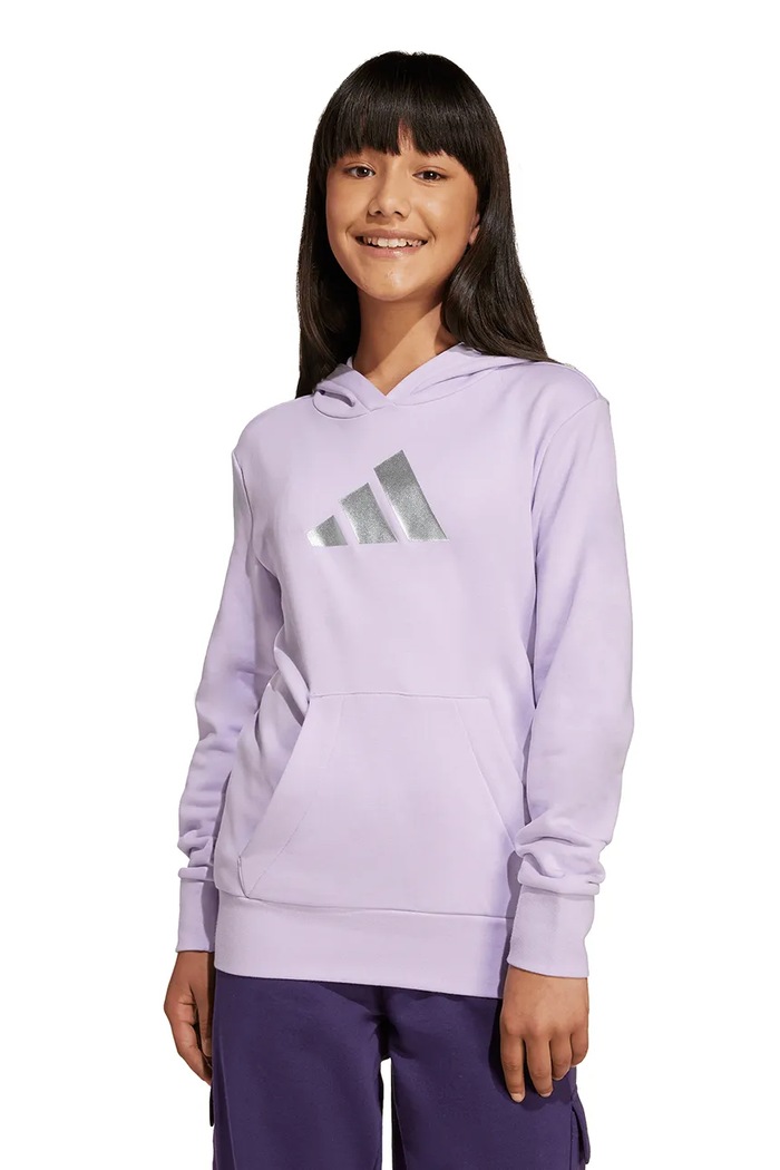 adidas bluza dziecięca nadruk fioletowy JV5268