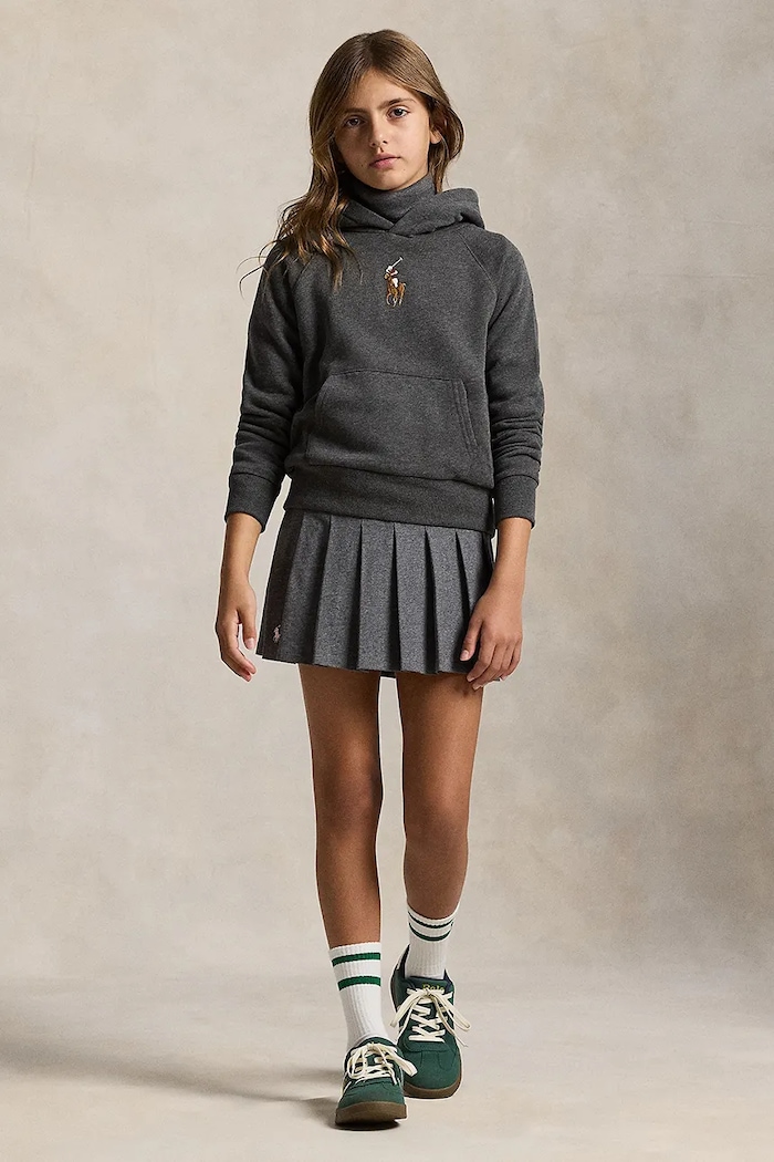 Polo Ralph Lauren bluza dziecięca szary 313978992001