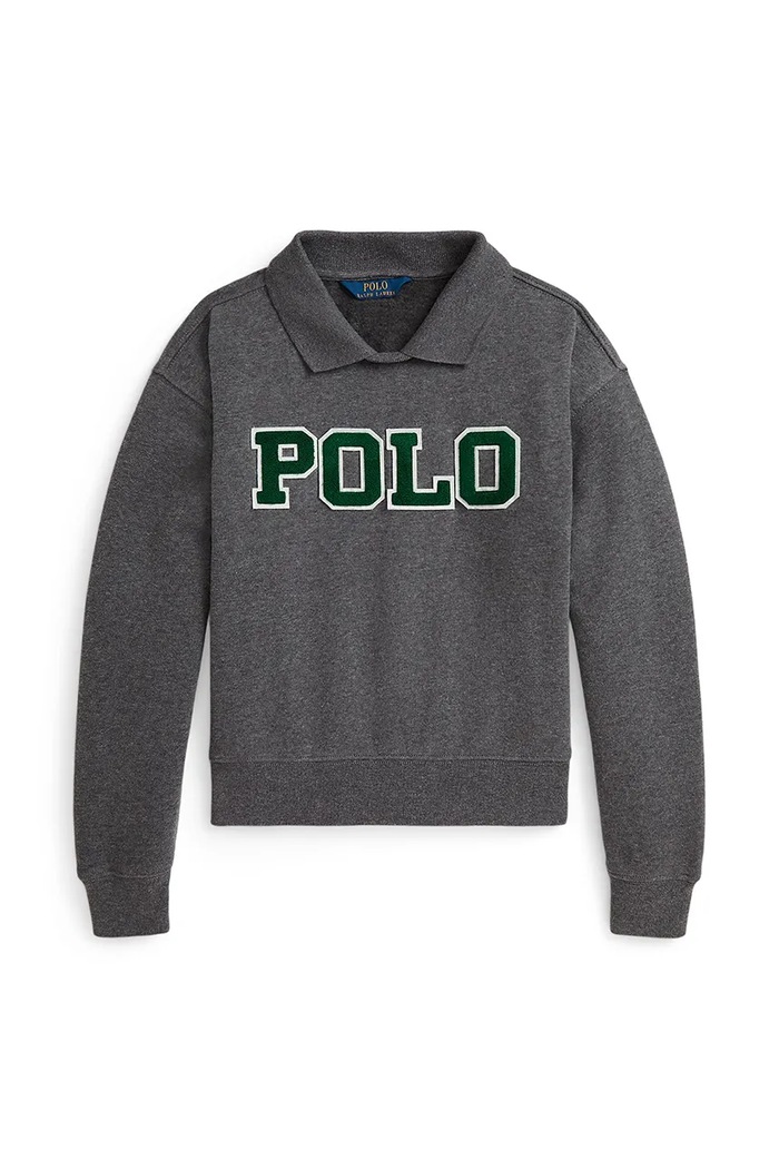 Polo Ralph Lauren bluza dziecięca 313979022001 szary AW25