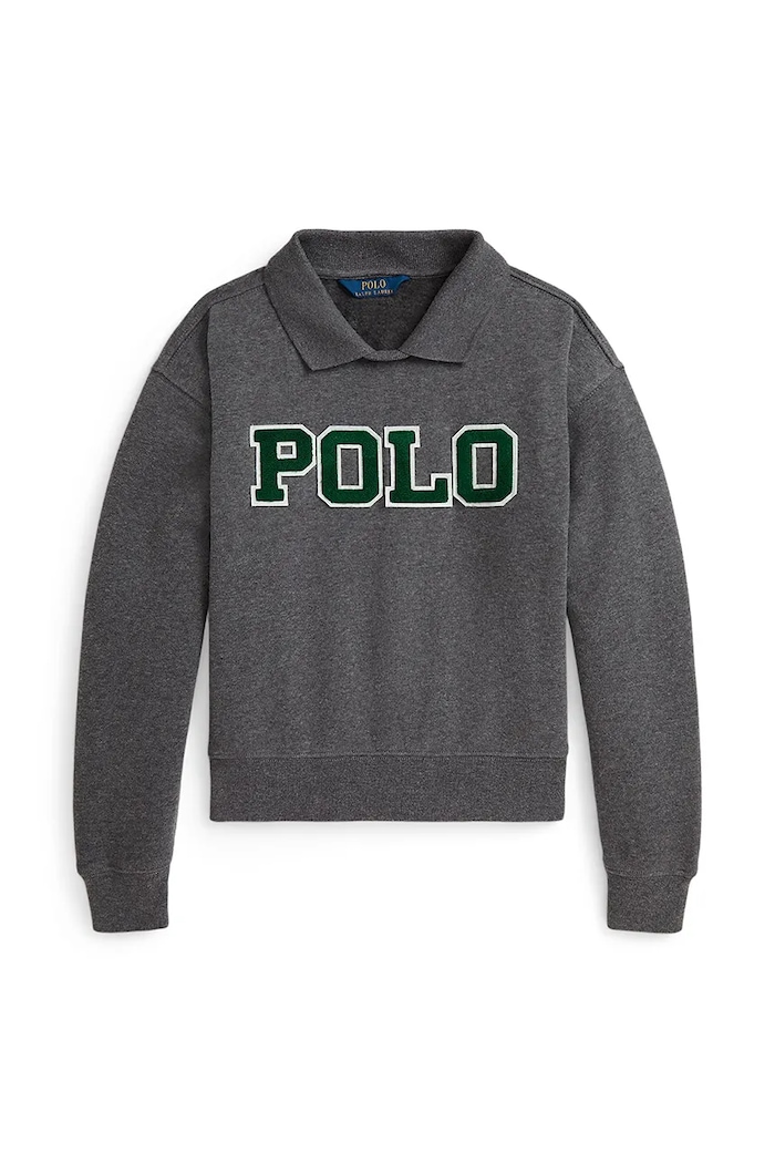 Polo Ralph Lauren bluza dziecięca 313979022001 szary AW25