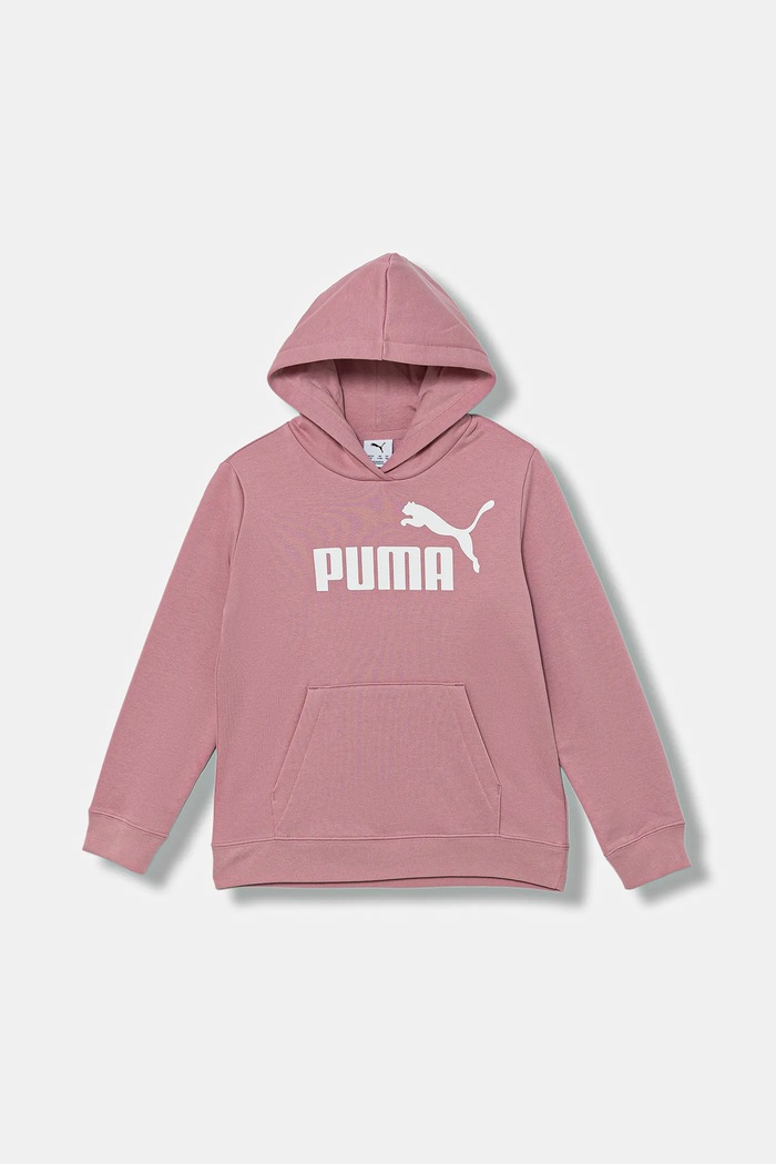 Puma bluza dziecięca ESS No. 1 Logo Hoodie FL G z kapturem różowy 684896