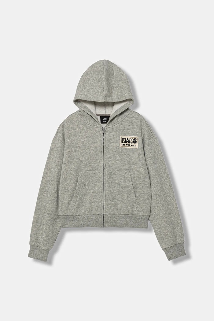 Vans Bluză copii Van-Archy Label Zip gri VN000PPJ02F1