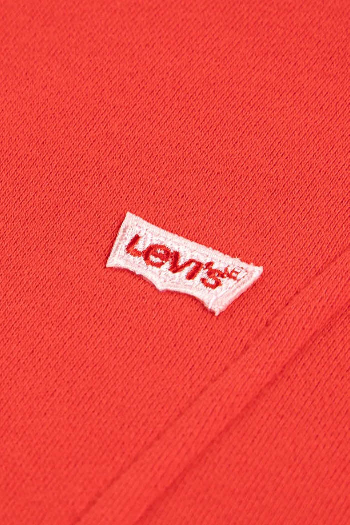 Levi's bluza dziecięca BATWING PATCH HOODIE czerwony 3EN447
