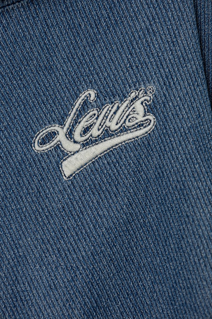 Момиче Детски суичър Levi's DENIM HOODIE 4EN961 син