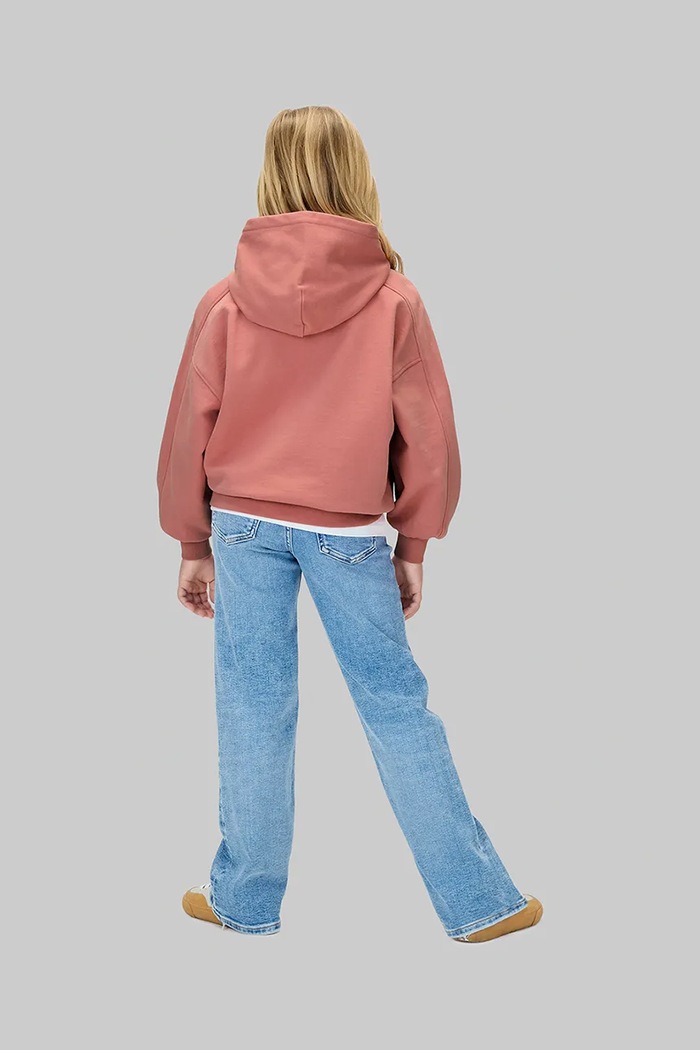 Παιδική βαμβακερή μπλούζα Calvin Klein Jeans IG0IG03016.128.170.9BYA ροζ