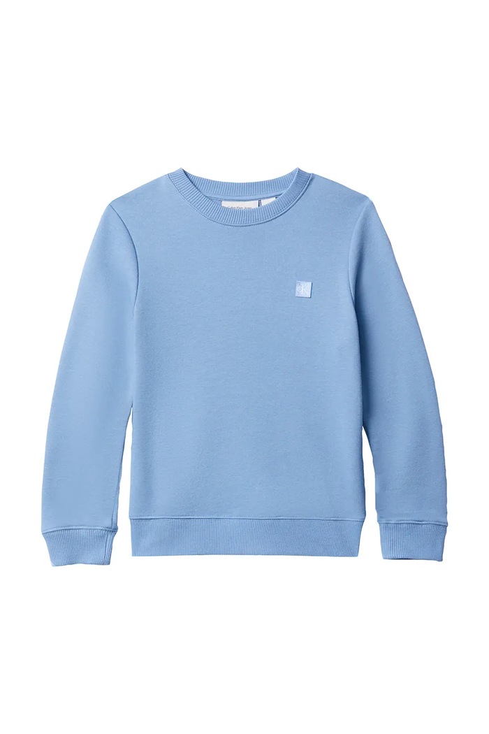 Detská mikina Calvin Klein Jeans IU0IU00570.9BYA modrá AW25