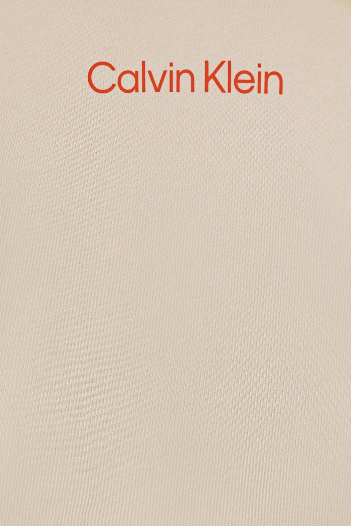 Fete Calvin Klein Jeans hanorac de bumbac pentru copii IU0IU00679.128.170.9BYA bej