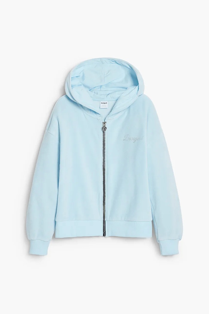 Desigual bluză 25WGSK10 albastru AW25