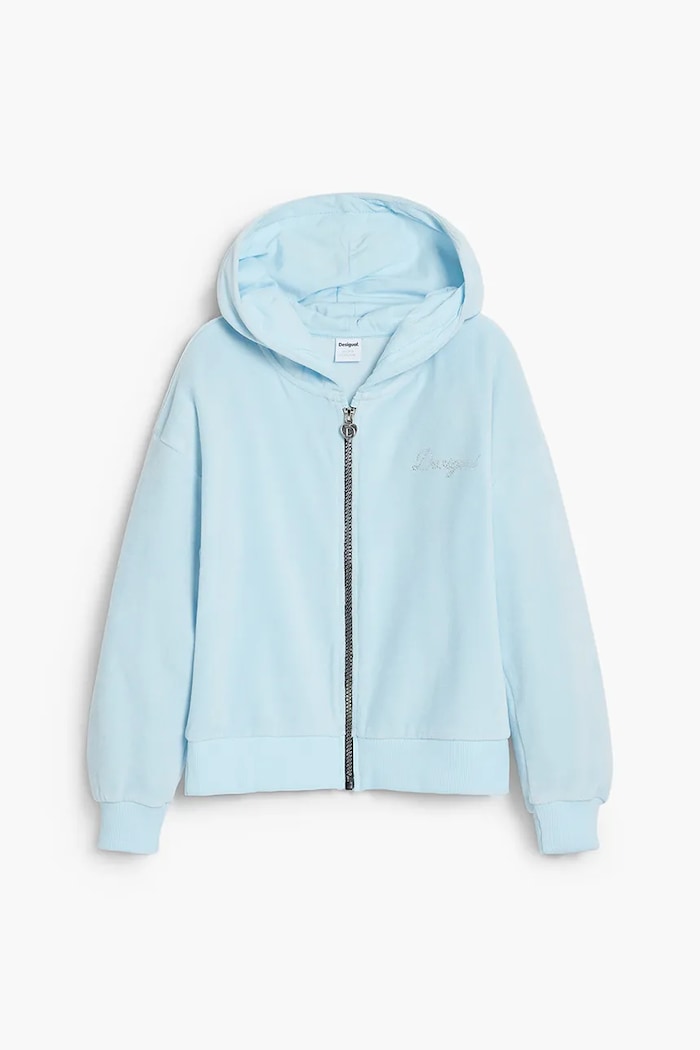 Desigual bluză 25WGSK10 albastru AW25