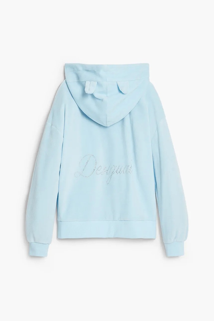 Fete Desigual bluză 25WGSK10 albastru