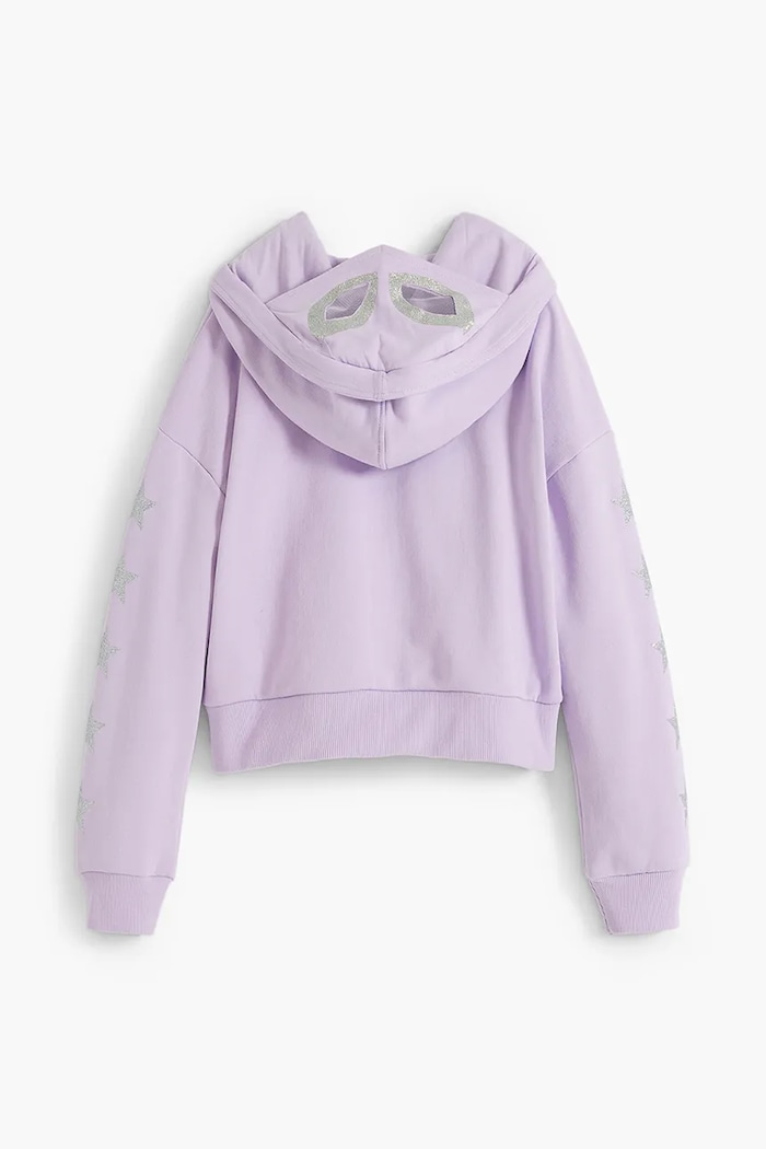 Detská bavlnená mikina Desigual 25WGSK12 fialová AW25