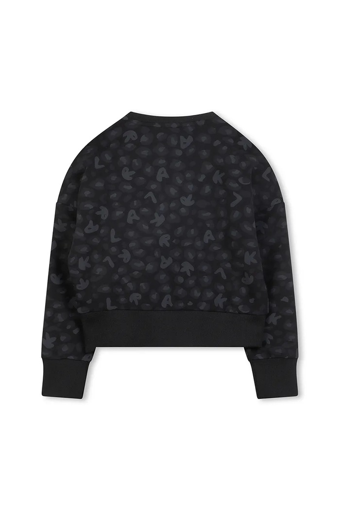 Dětská mikina Karl Lagerfeld Z30608.114.150 černá AW25