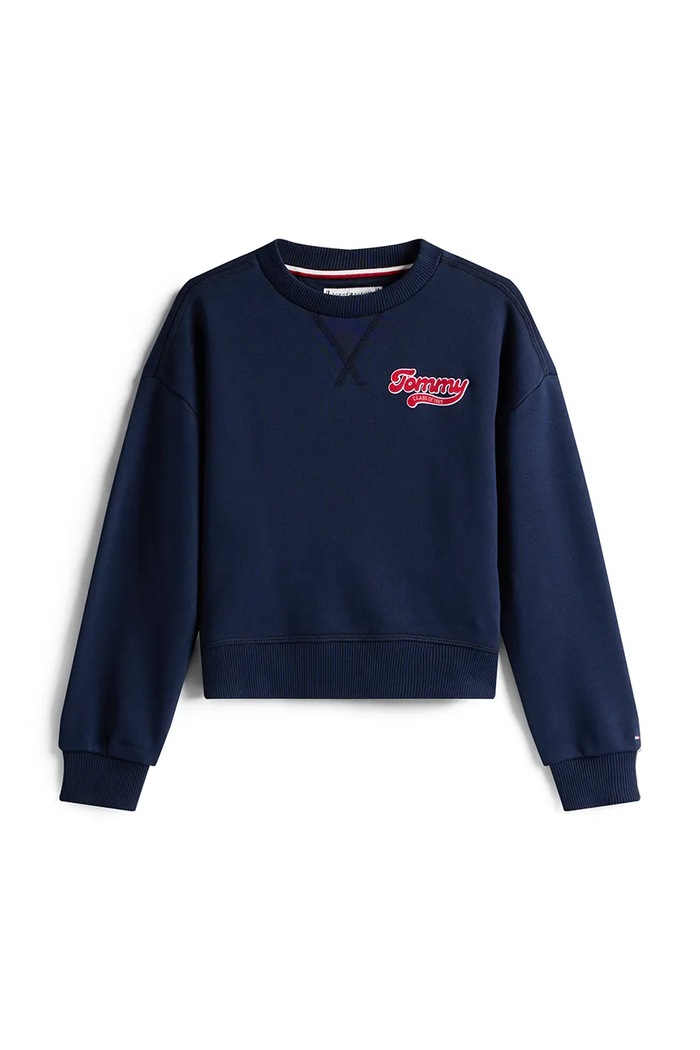 Παιδική μπλούζα Tommy Hilfiger KG0KG08779.116.122.9BYA σκούρο μπλε AW25