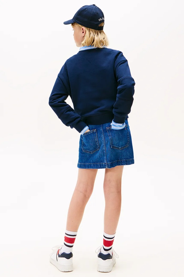 Детски суичър Tommy Hilfiger KG0KG08785.9BYA тъмносин