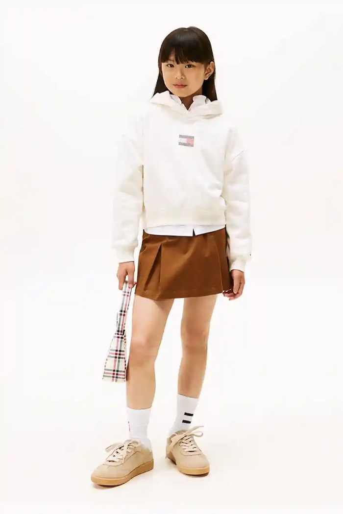Παιδική μπλούζα Tommy Hilfiger λευκό KG0KG09016.9BYA