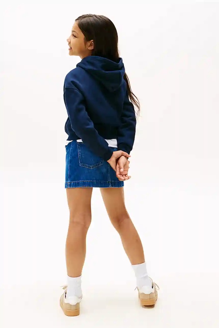 Παιδική μπλούζα Tommy Hilfiger KG0KG09016.9BYA σκούρο μπλε