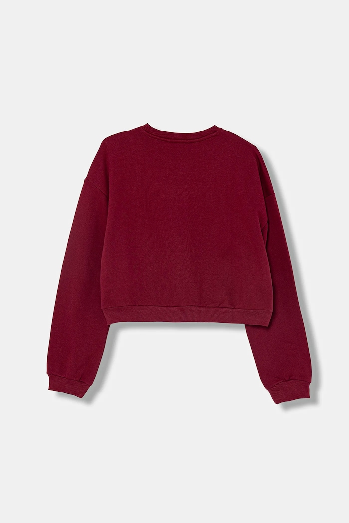Detská bavlnená mikina Guess J5BQ05.KAV34.9BYA burgundské AW25