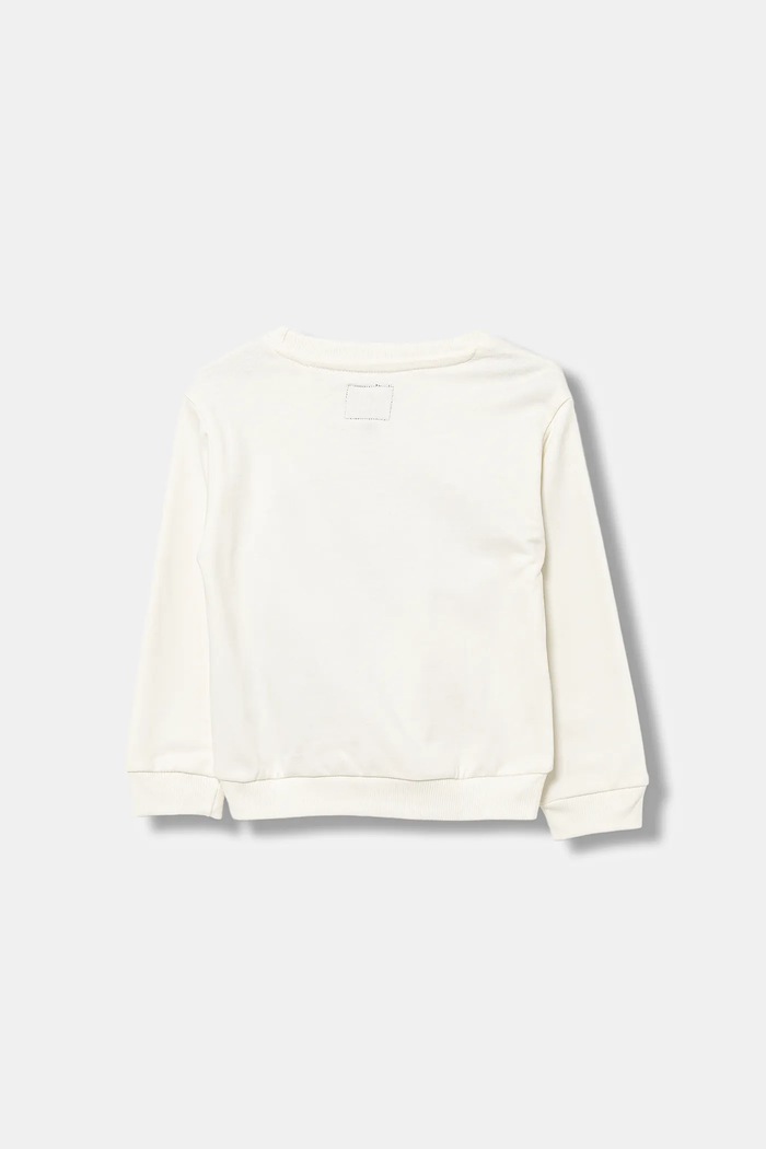 Guess bluza bawełniana dziecięca K5BQ01.KAX74.9BYA beżowy AW25