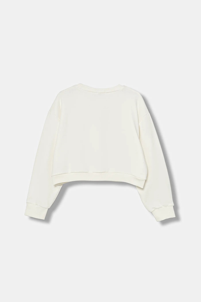 Dětská mikina Pinko KFFE023.C.FF013 bílá AW25