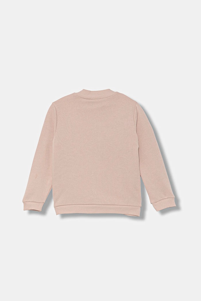 United Colors of Benetton Bluza bawełniana dziecięca 3J70G503U.P.seasonal różowy AW25