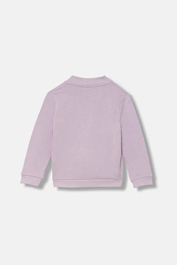 United Colors of Benetton bluza bawełniana dziecięca 3J70G503U.P.seasonal fioletowy AW25