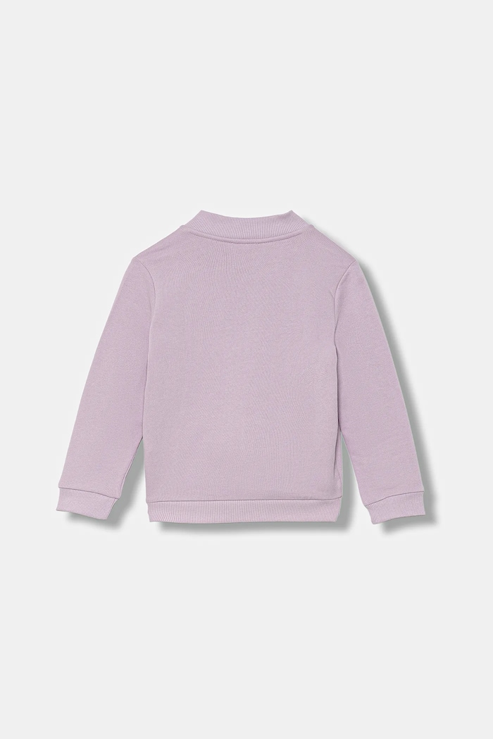 United Colors of Benetton bluza bawełniana dziecięca 3J70G503U.P.seasonal fioletowy AW25