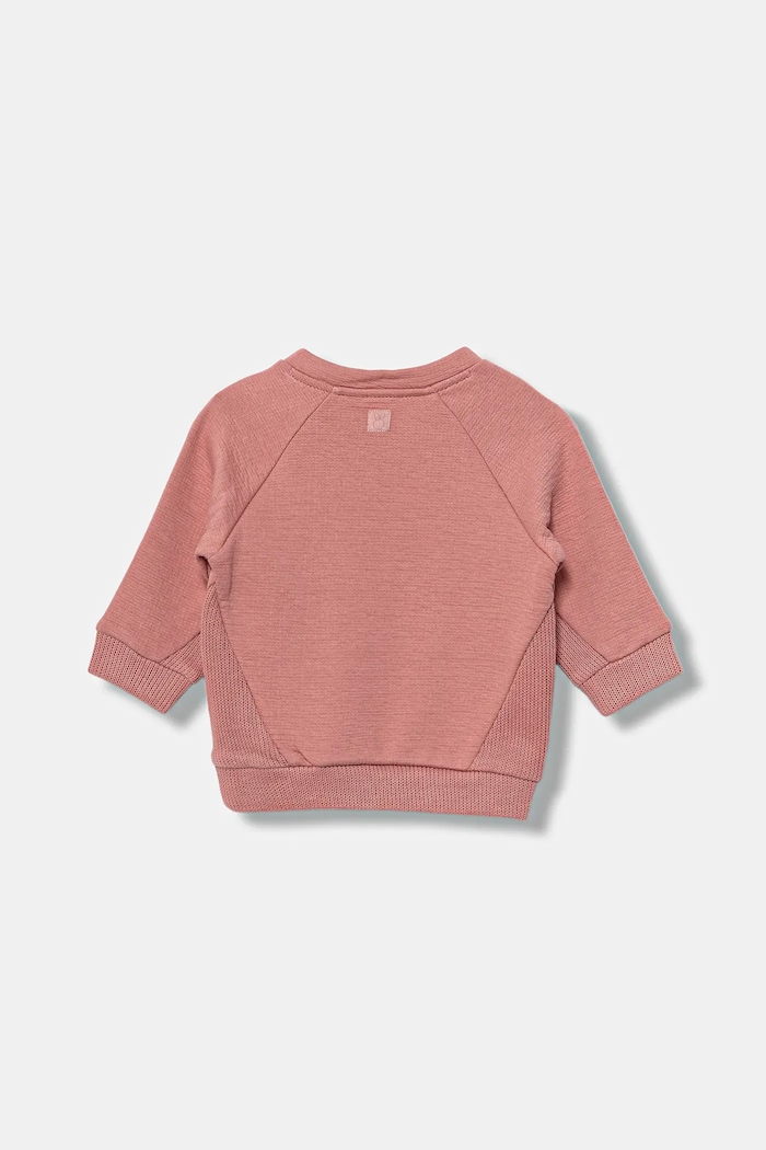 United Colors of Benetton bluza bawełniana niemowlęca 3ITEA106H.G.W.seasonal pomarańczowy AW25