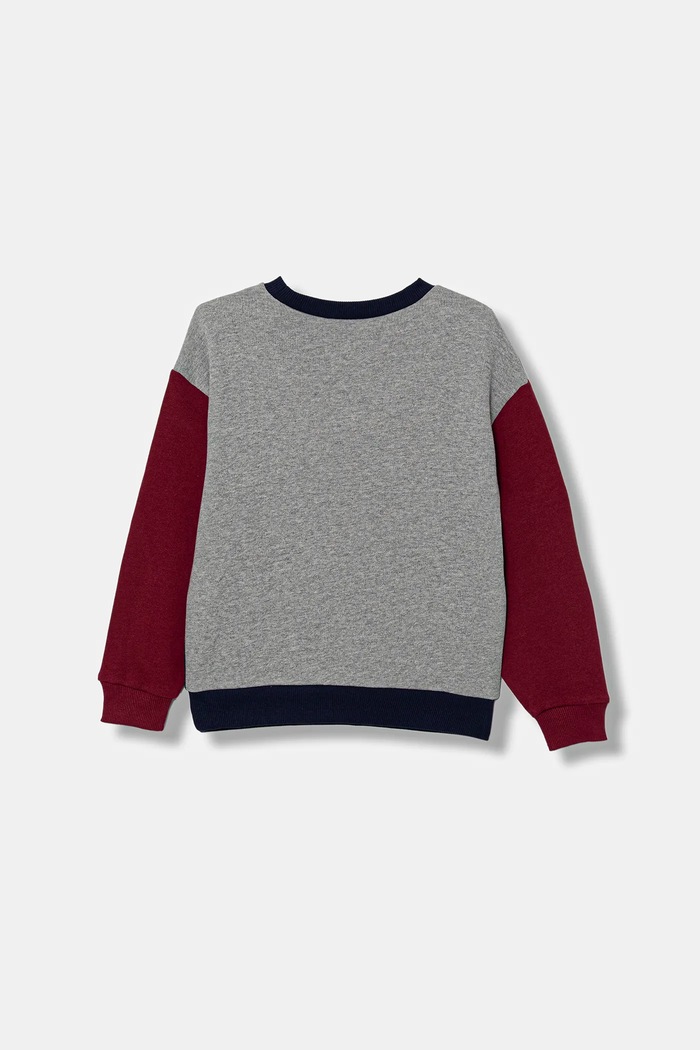 United Colors of Benetton bluza bawełniana dziecięca 3J68C10Q0.G.seasonal granatowy AW25