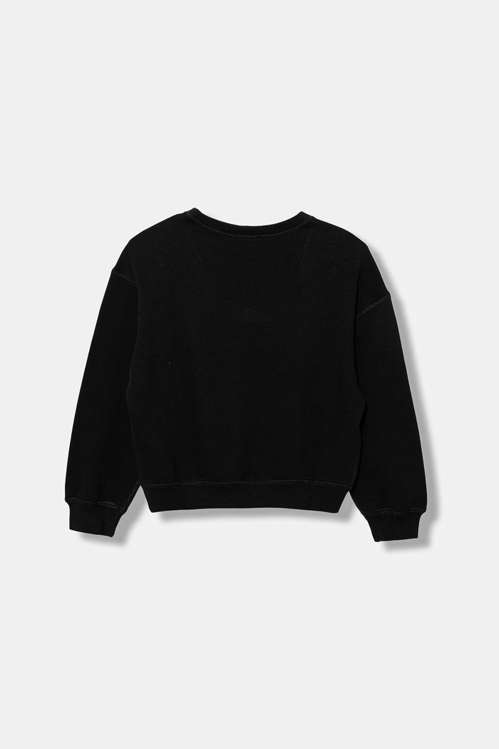 United Colors of Benetton bluza bawełniana dziecięca 3J68C10QI.G.seasonal czarny AW25